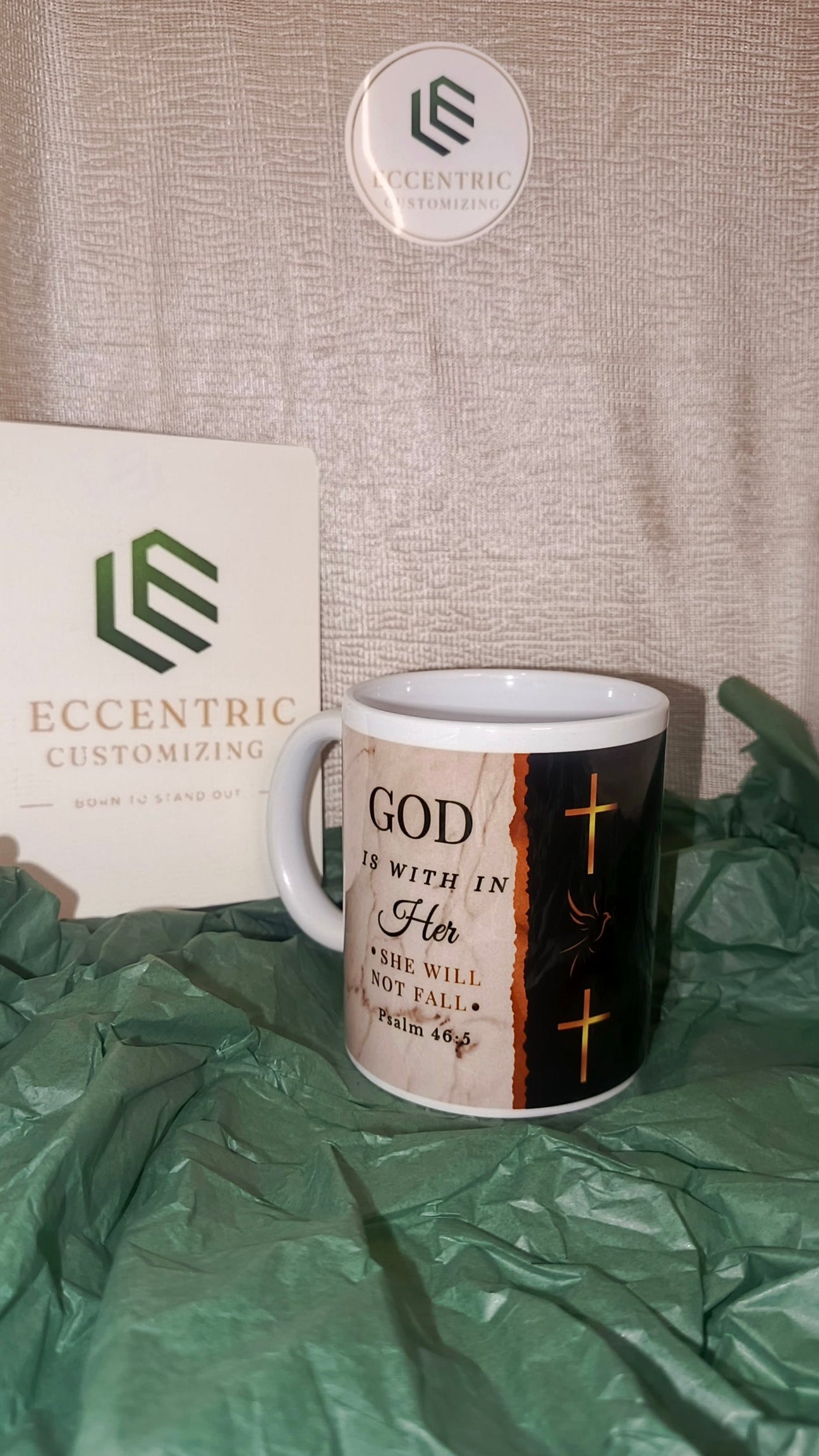 God Is Within Her – Psalm 46:5 Inspirational Mug 11 oz